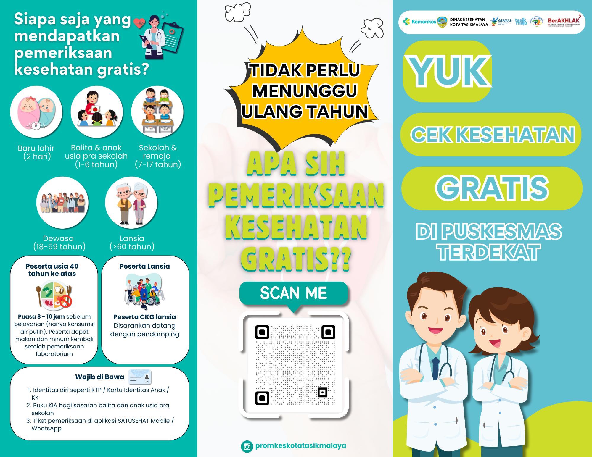 Pemeriksaan Kesehatan Gratis